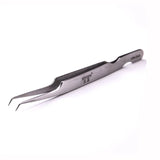 Precision Grafted Eyelashes Tweezers 304 Stainless Steel Colorful Feather Clip