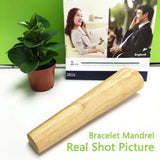 Wooden Oval Bracelet Bangle Mandrel Wire Wrapping Tool