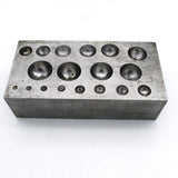 Jewelry Dapping Block 120x60x35mm Mold