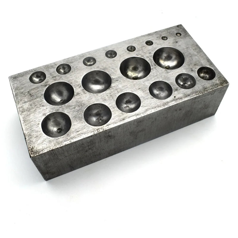 Jewelry Dapping Block 120x60x35mm Mold