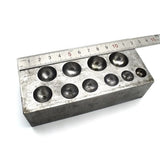 Jewelry Dapping Block 120x60x35mm Mold
