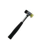 Rubber Hammers Double-Faced Soft Mallet Silver Handle Tool Bundle