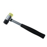 Rubber Hammers Double-Faced Soft Mallet Silver Handle Tool Bundle