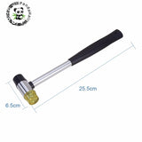 Two Way Rubber Hammer Steel Handle Jewelry Making Tool