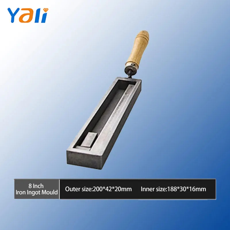 Adjustable Oil Groove Chisel Ingot Mould for Silver Copper Casting