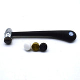Hammer with Plastic/Steel/Copper Head Jewelry Making Repairing Craft Tool