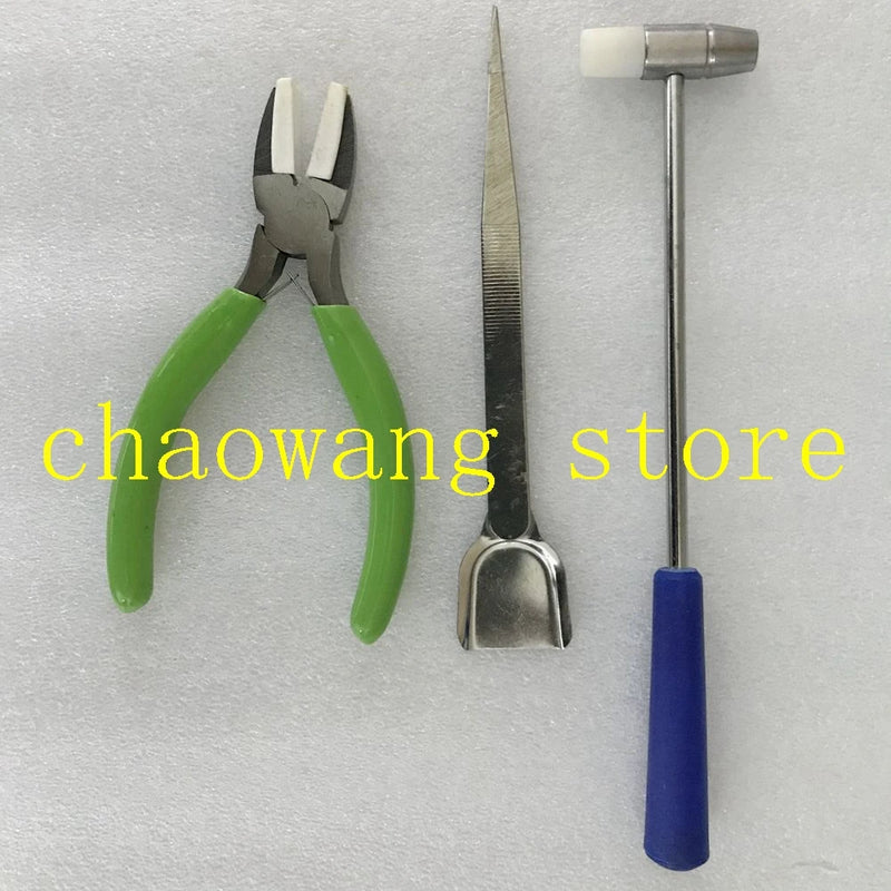 Jewelry Tools Kit Mini Hammer Plier Tweezers Set