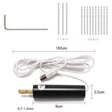 Mini Electric Drill for Jewelry Making and DIY Wood Craft Tools