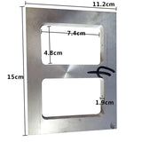 Aluminum Jewelry Mold Frame 1/2/4 Compartment for Vulcanized Rubber Mold