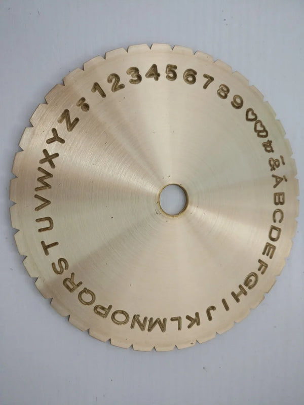 Ring Engraving Font and Number Dial for Jewelry Tools