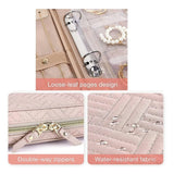 Jewelry Travel Organizer-Case Jewelry Storage Book Ring Binder