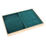 Bamboo Wood Jewelry Tray Organizer Box for Women