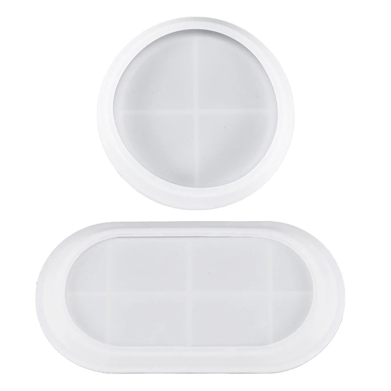 Crystal Epoxy Resin Mold for Jewelry Tray Storage Box DIY Crafts