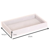 Velvet Jewelry Tray Organizer Holder Box
