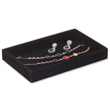 Velvet Jewelry Tray Organizer Holder Box