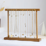 Wood Jewelry Tree Display Stand Bracelet Organizer Rack