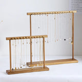 Wood Jewelry Tree Display Stand Bracelet Organizer Rack