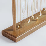 Wood Jewelry Tree Display Stand Bracelet Organizer Rack