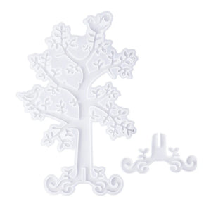 Resin Jewelry Tree Organizer Silicone Molds