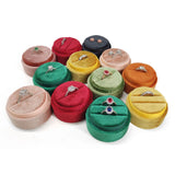 Round Shape Ring Holder Display Wedding Ring Box Joyero Packaging