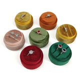 Round Shape Ring Holder Display Wedding Ring Box Joyero Packaging