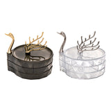 Rotating Jewelry Storage Box with Smooth Shaft for Management