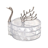 Rotating Jewelry Storage Box with Smooth Shaft for Management