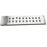 Tungsten Carbide Drawplate 20 Oval Holes 3.1-5.0MM