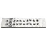 Tungsten Carbide Drawplate 20 Oval Holes 3.1-5.0MM