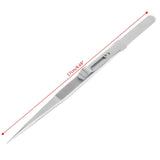Jewelry Tweezers Concave Groove Diamond Stainless Steel Craft Tools