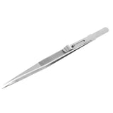 Jewelry Tweezers Concave Groove Diamond Stainless Steel Craft Tools