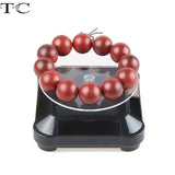 360 Rotating Jewelry Watch Ring Display Stand Solar Showcase