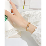 Daisy Stainless Steel Bracelet for Girlfriends