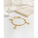 Daisy Stainless Steel Bracelet for Girlfriends