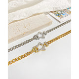 Zircon Stainless Steel Bracelet by XINGX