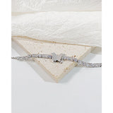 High-Grade Zircon Stainless Steel Butterfly Bracelet