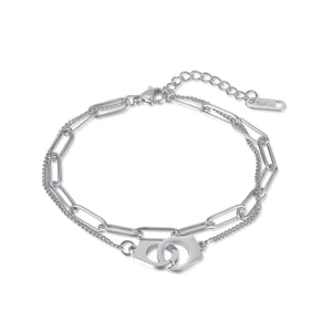 Vintage Double Titanium Steel Bracelet