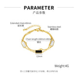 Stainless Steel Double Shell Bracelet for Women