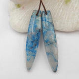Chrysocolla Earrings Beads Stone Jewelry