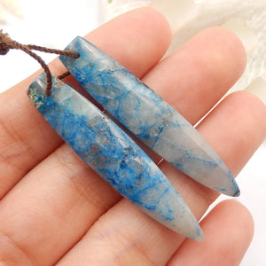 Chrysocolla Earrings Beads Stone Jewelry