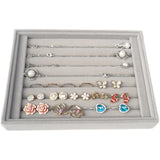 Grey Flannel Jewelry Box Trinket Box Storage