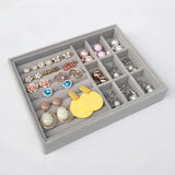 Grey Flannel Jewelry Box Trinket Box Storage