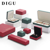 High-Grade Leather Jewelry Box for Rings, Necklaces, and Bracelets
