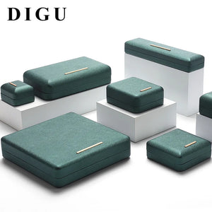 High-Grade Leather Jewelry Box for Rings, Necklaces, and Bracelets