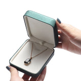 High-Grade Leather Jewelry Box for Rings, Necklaces, and Bracelets