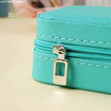 Portable Jewelry Box Storage Earrings Necklace Ring Organizer