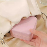 Portable Jewelry Box Storage Earrings Necklace Ring Organizer