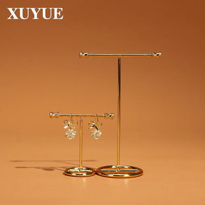 European Ins Metal Earrings Display Stand Jewelry Storage Rack