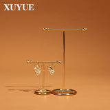 European Ins Metal Earrings Display Stand Jewelry Storage Rack