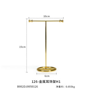 European Ins Metal Earrings Display Stand Jewelry Storage Rack